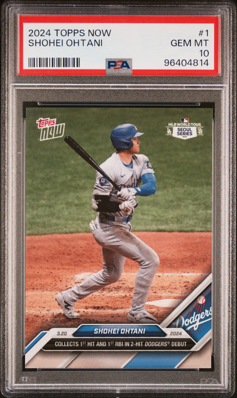 2024 Topps Now #1 Shohei Ohtani PSA 10 96404814