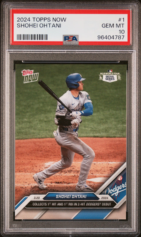 2024 Topps Now #1 Shohei Ohtani PSA 10 96404787