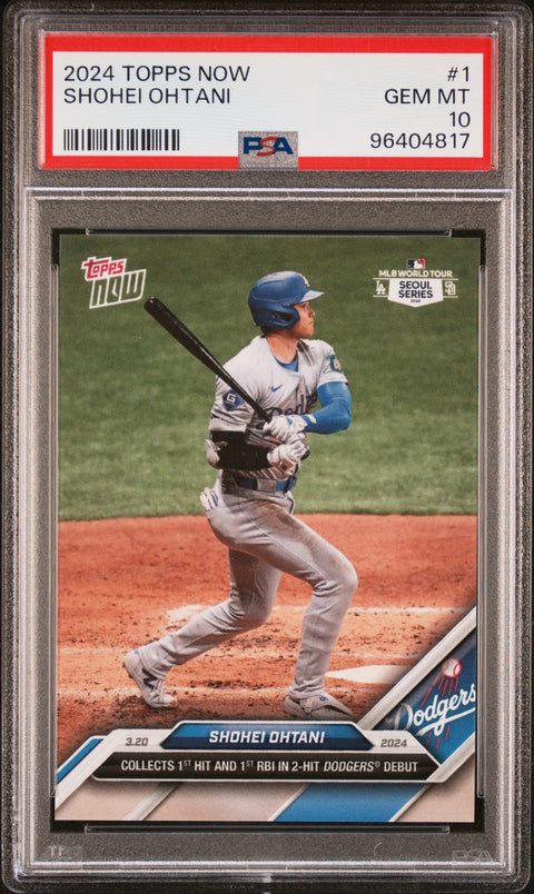 2024 Topps Now #1 Shohei Ohtani PSA 10 96404817