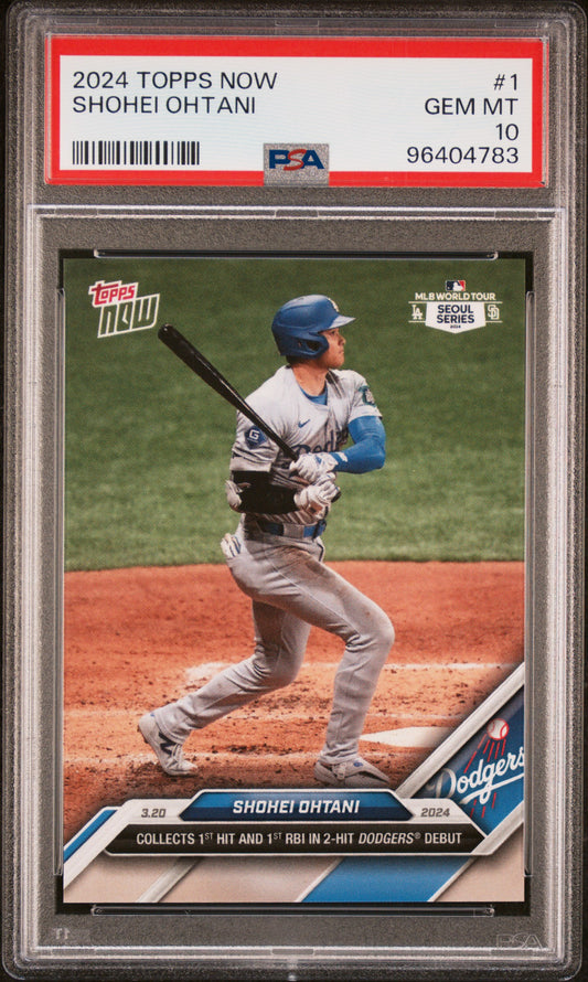 2024 Topps Now #1 Shohei Ohtani PSA 10 96404783