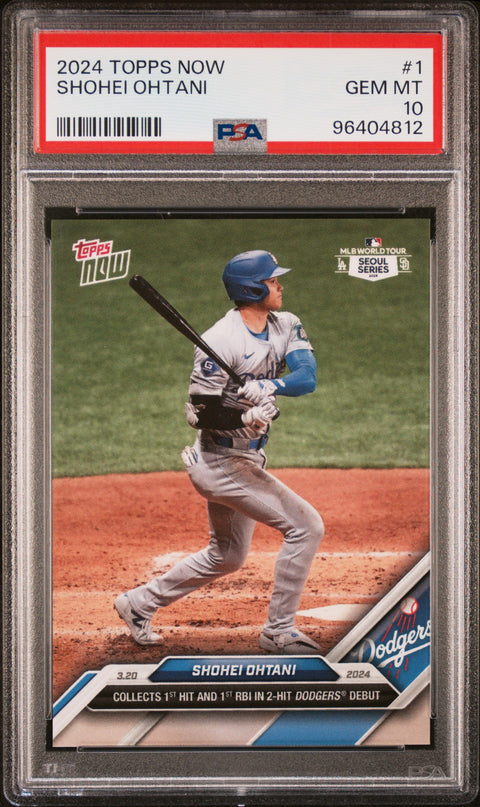 2024 Topps Now #1 Shohei Ohtani PSA 10 96404812