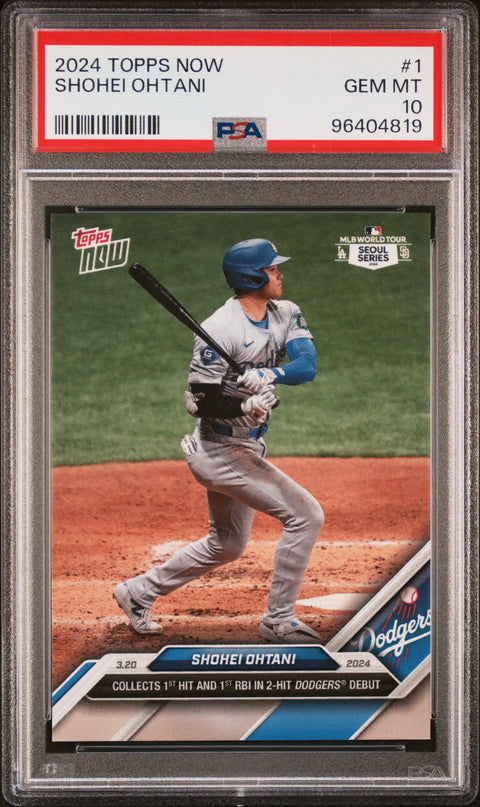 2024 Topps Now #1 Shohei Ohtani PSA 10 96404819