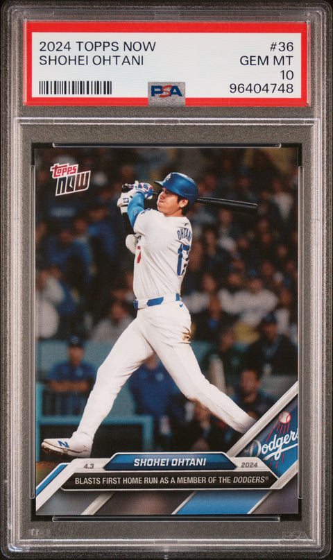 2024 Topps Now #36 Shohei Ohtani PSA 10 96404748