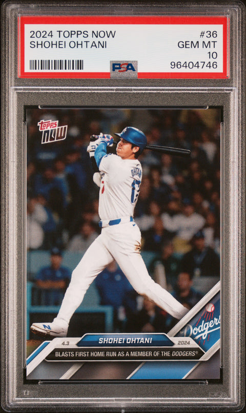 2024 Topps Now #36 Shohei Ohtani PSA 10 96404746