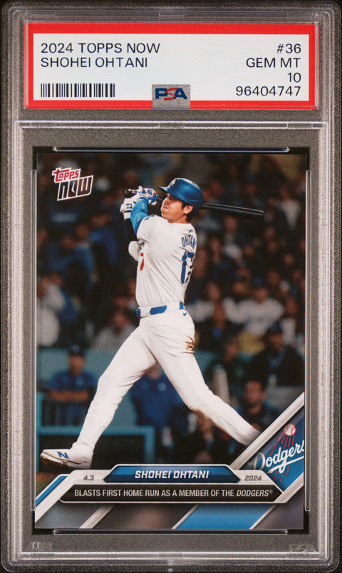 2024 Topps Now #36 Shohei Ohtani PSA 10 96404747