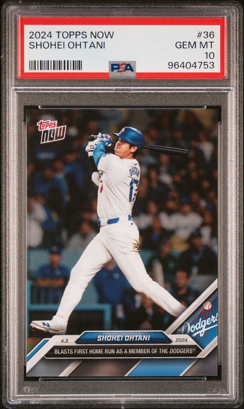 2024 Topps Now #36 Shohei Ohtani PSA 10 96404753