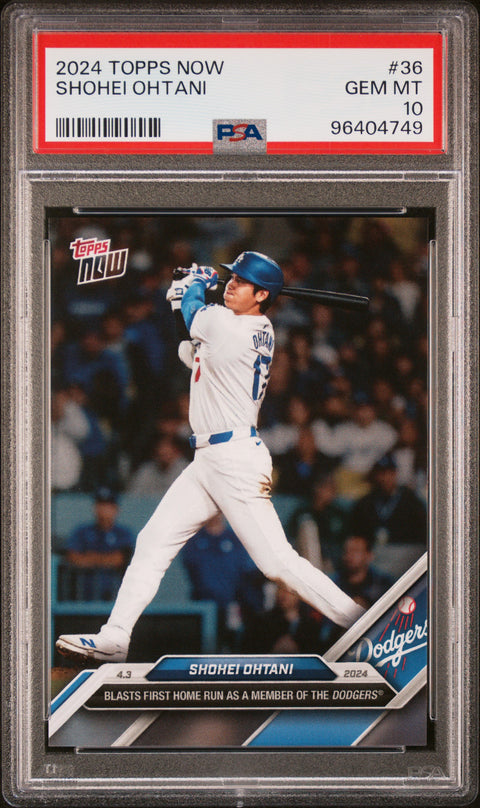 2024 Topps Now #36 Shohei Ohtani PSA 10 96404749