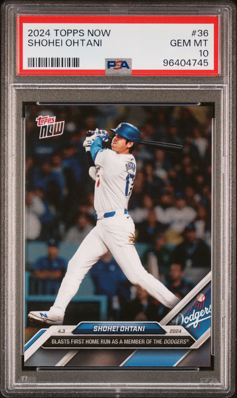 2024 Topps Now #36 Shohei Ohtani PSA 10 96404745