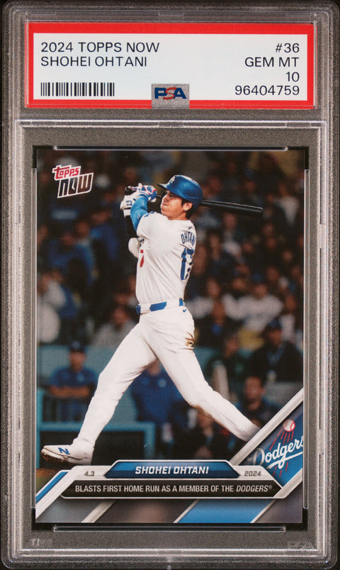 2024 Topps Now #36 Shohei Ohtani PSA 10 96404759