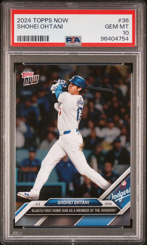 2024 Topps Now #36 Shohei Ohtani PSA 10 96404754