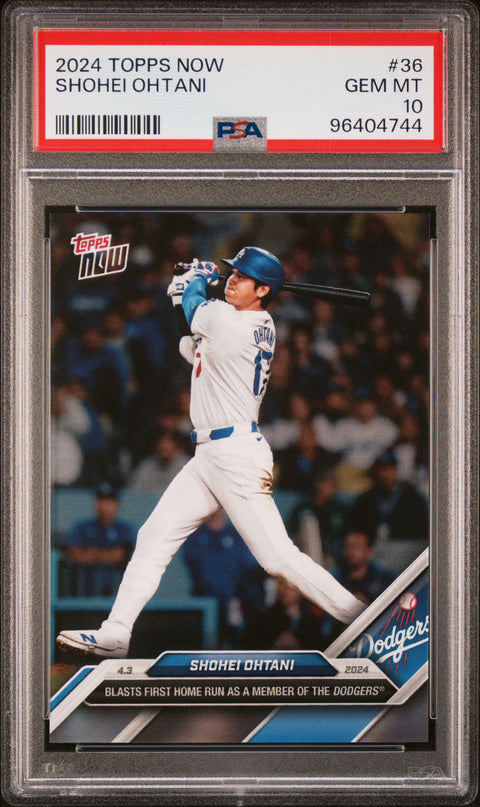 2024 Topps Now #36 Shohei Ohtani PSA 10 96404744