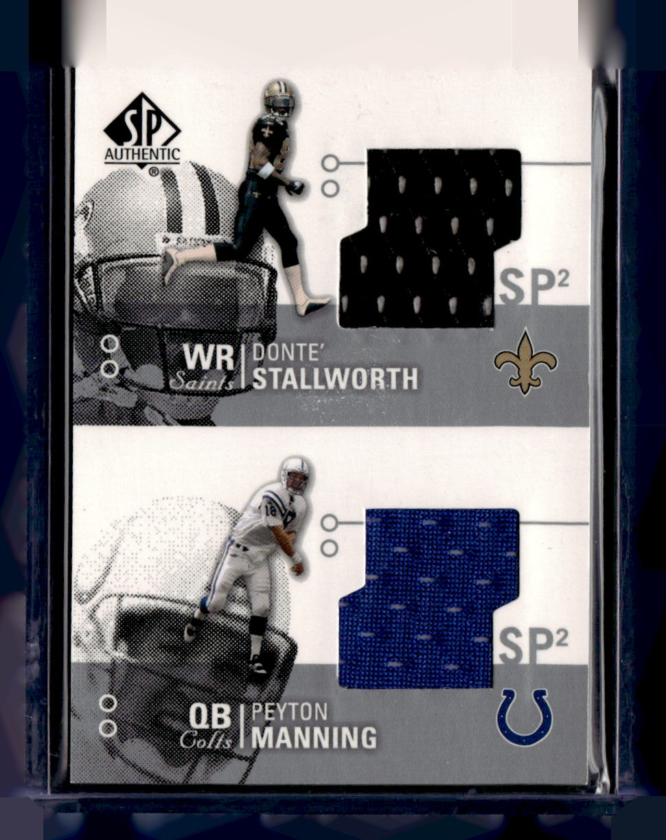 2002 SP Authentic #ATZ-SM Stallworth / Manning