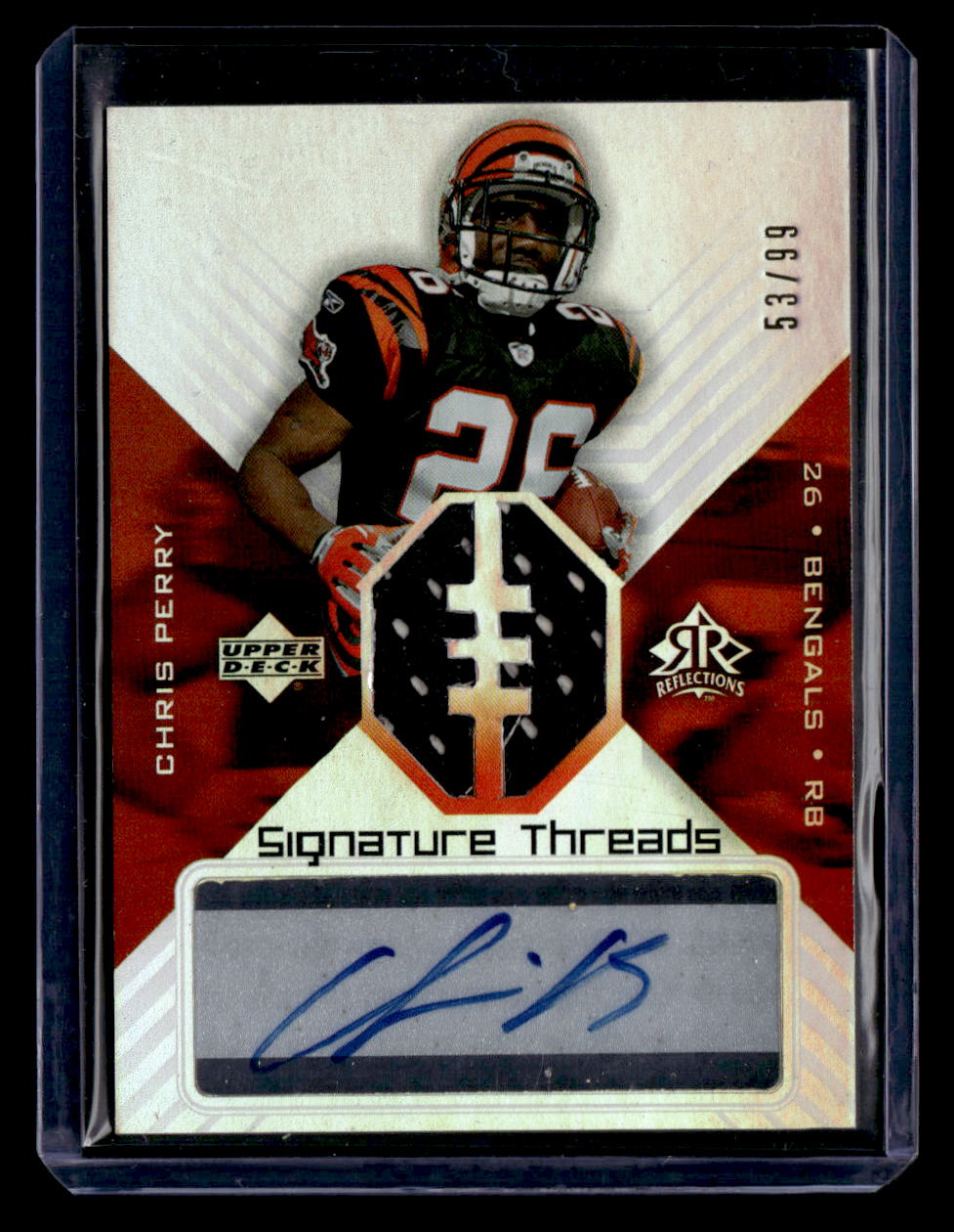 2004 Upper Deck #ST-CH Chris Perry Signature Threads #/99