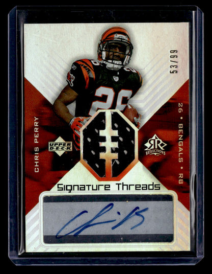 2004 Upper Deck #ST-CH Chris Perry Signature Threads #/99