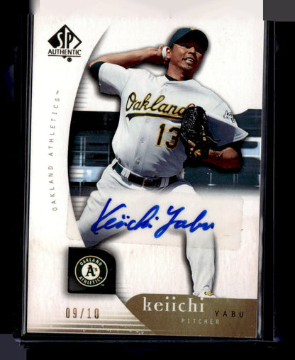 2005 SP Authentic #139 Keiichi Yabu Auto #/10