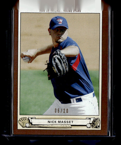 2005 Upper Deck Origins #258 Nick Masset #/20