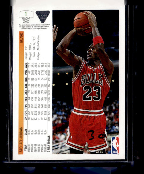 1991-92 Upper Deck #1 Michael Jordan Promo