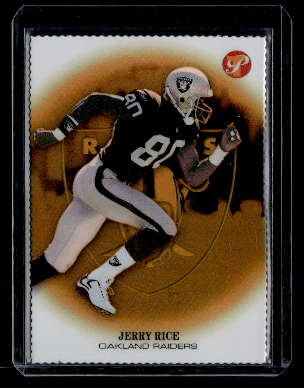 2002 Topps #41 Jerry Rice Gold Refractor /79