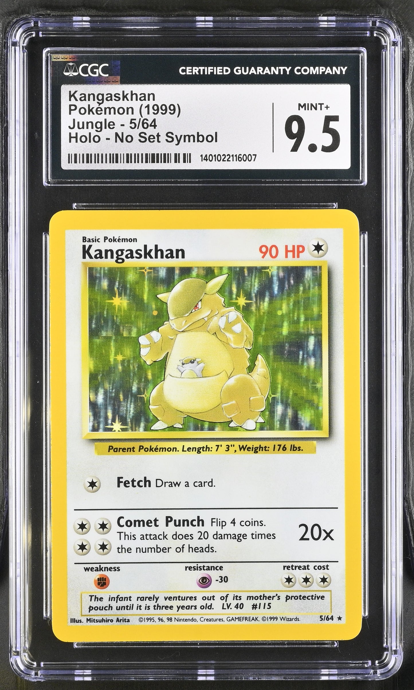 1999 Jungle #5/64 Kangaskhan CGC 9.5