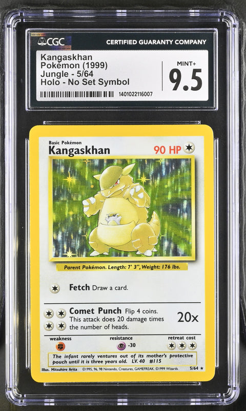 1999 Jungle #5/64 Kangaskhan CGC 9.5