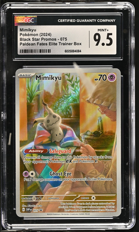 2024 Black Star Promos #075 Mimikyu CGC 9.5