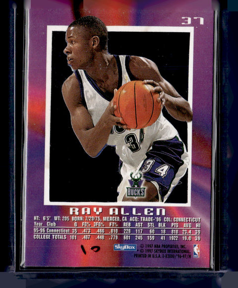 1996-97 E-X2000 #37 Ray Allen