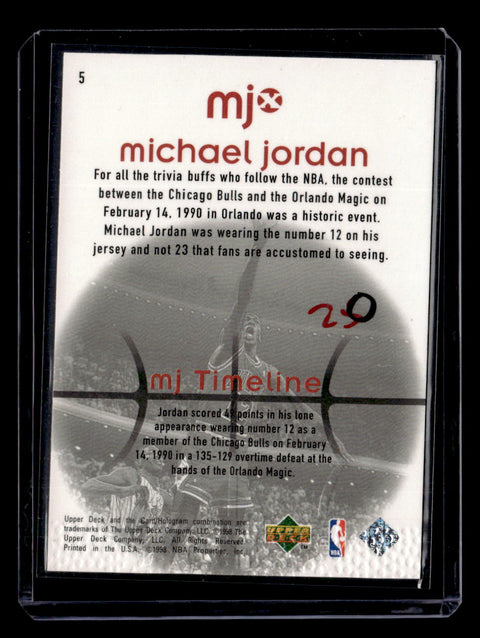 1998 Upper Deck MJx #5 Michael Jordan