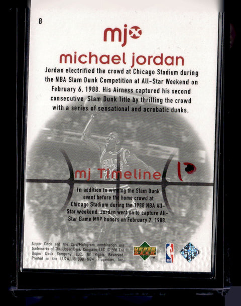 1998 Upper Deck MJx #8 Michael Jordan