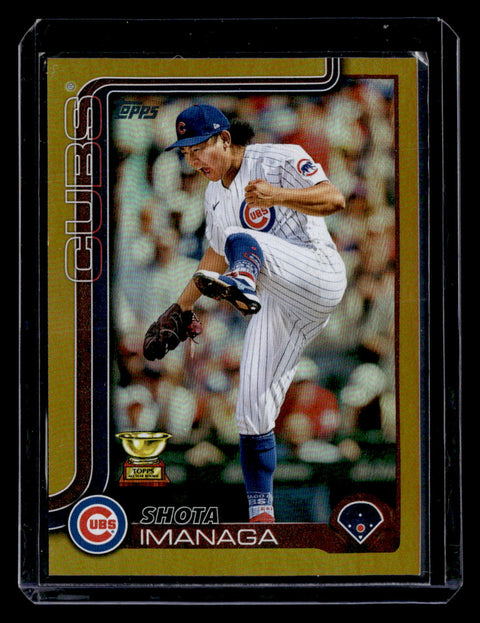 2025 Topps #473 Shota Imanaga Gold Holo Foil #/50