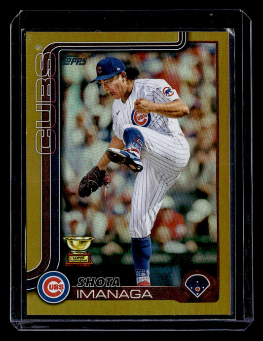 2025 Topps #473 Shota Imanaga Gold Holo Foil #/50