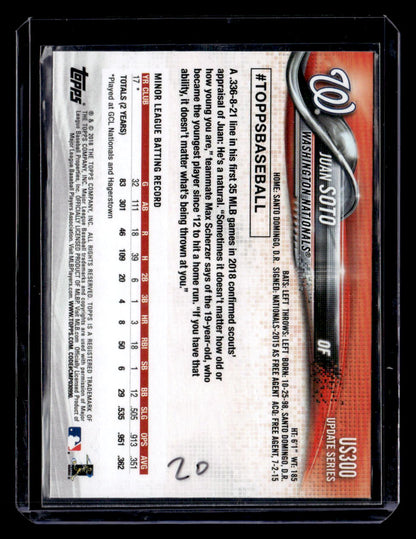 2018 Topps Update #US300 Juan Soto