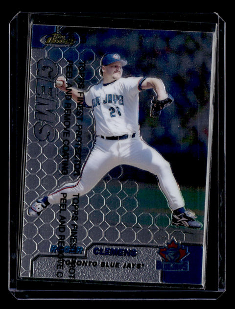 1999 Topps Finest #111 Roger Clemens Gems