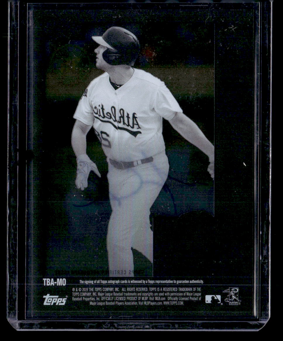 2019 Topps #TBA-MO Matt Olson Clearly Autograph