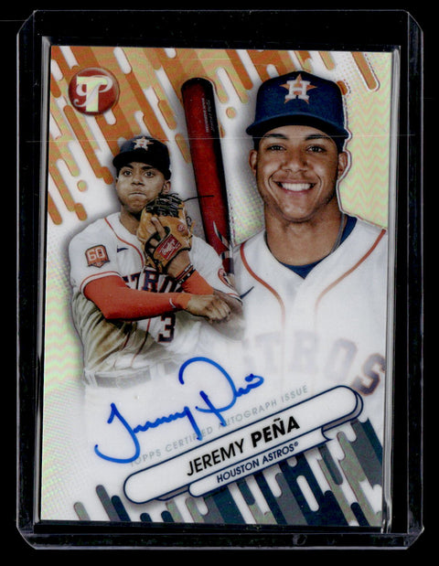 2023 Topps Platinum #FFA-JP Jeremy Pena Fresh Face Autographs