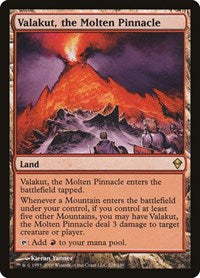MTG Zendikar Valakut, the Molten Pinnacle