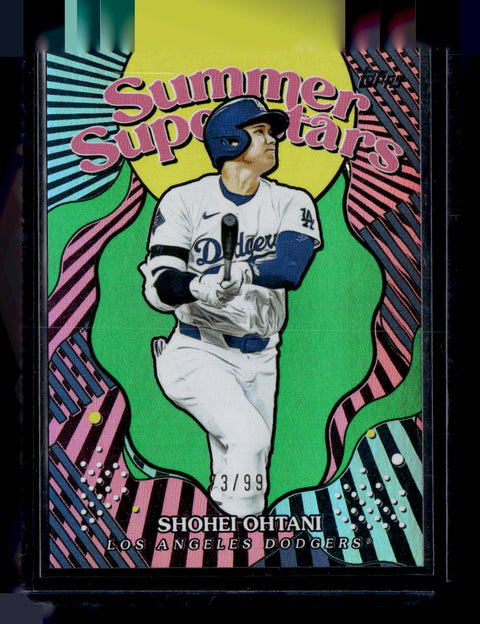 2025 Topps #SS-19 Shohei Ohtani Summer Superstars Green #/99