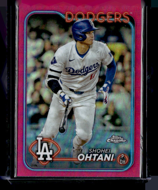 2024 Topps Chrome #1 Shohei Ohtani Pink Refractors