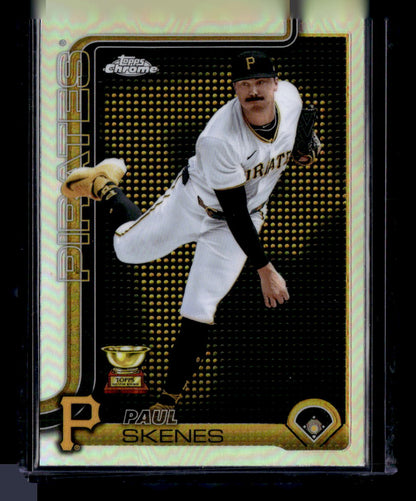 2025 Topps Chrome #300 Paul Skenes Lightboard Logo