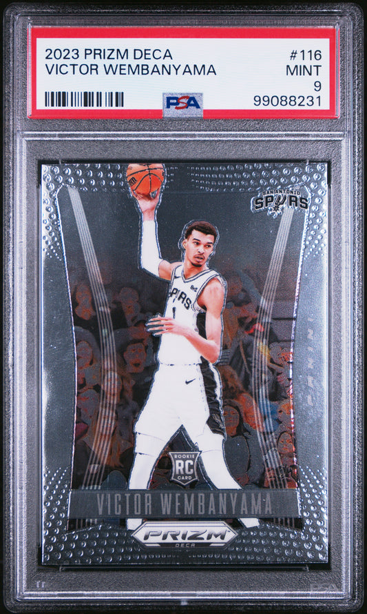 2023 Panini Prizm Deca #116 Victor Wembanyama PSA 9 99088231