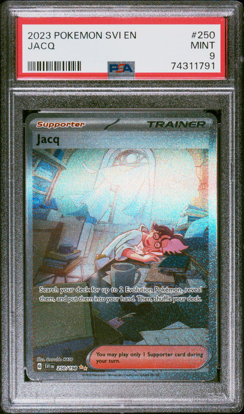 2023 Pokemon Svi En-Scarlet & Violet Jacq #250 PSA 9