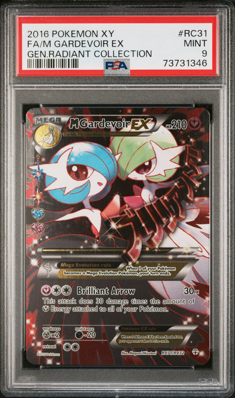 2016 Pokemon Xy Generations Radiant Collection Fa/M Gardevoir Ex #RC31 PSA 9