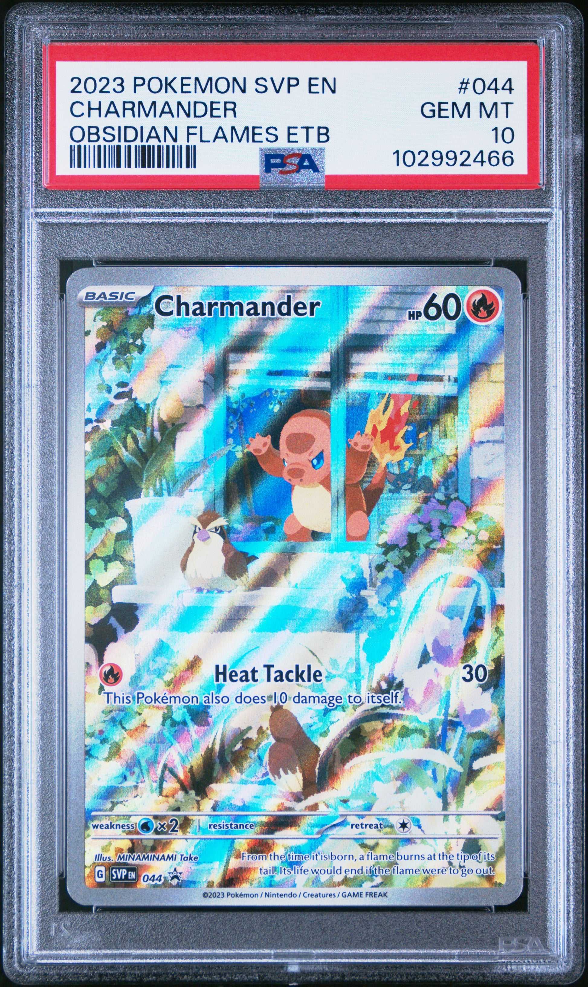 2023 Pokemon Svp En-Sv Black Star Promo Charmander #044 PSA 10