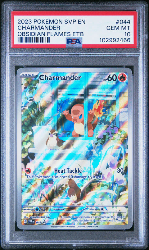 2023 Pokemon Svp En-Sv Black Star Promo Charmander #044 PSA 10