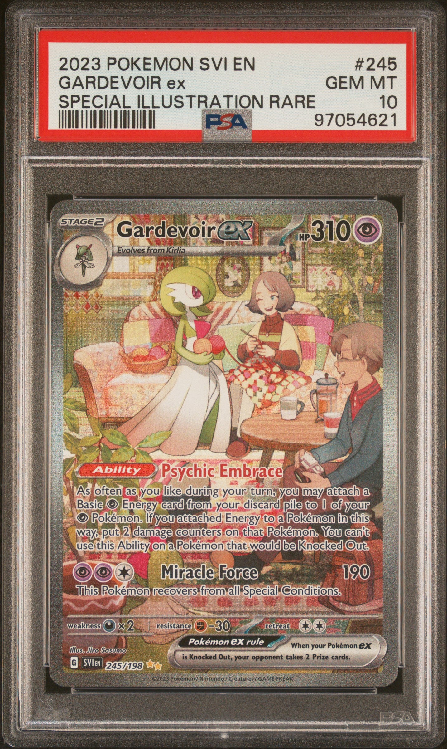 2023 Pokemon Svi En-Scarlet & Violet Gardevoir Ex #245 PSA 10