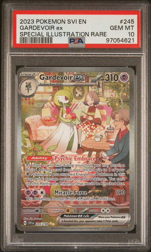2023 Pokemon Svi En-Scarlet & Violet Gardevoir Ex #245 PSA 10