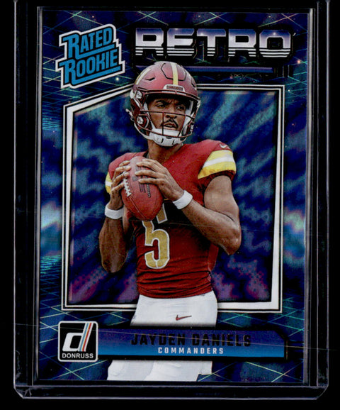 2024 Donruss #11 Jayden Daniels Rated Rookies Retro