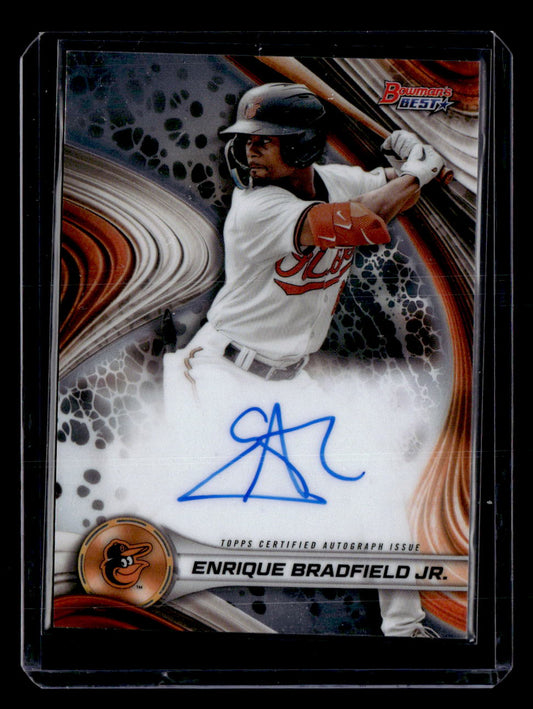2024 Bowman's Best #B24-EB Enrique Bradfield Jr. Best of 2024 Autographs