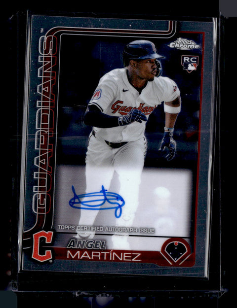 2025 Topps Chrome #RA-AMA Angel Martinez Rookie Autographs