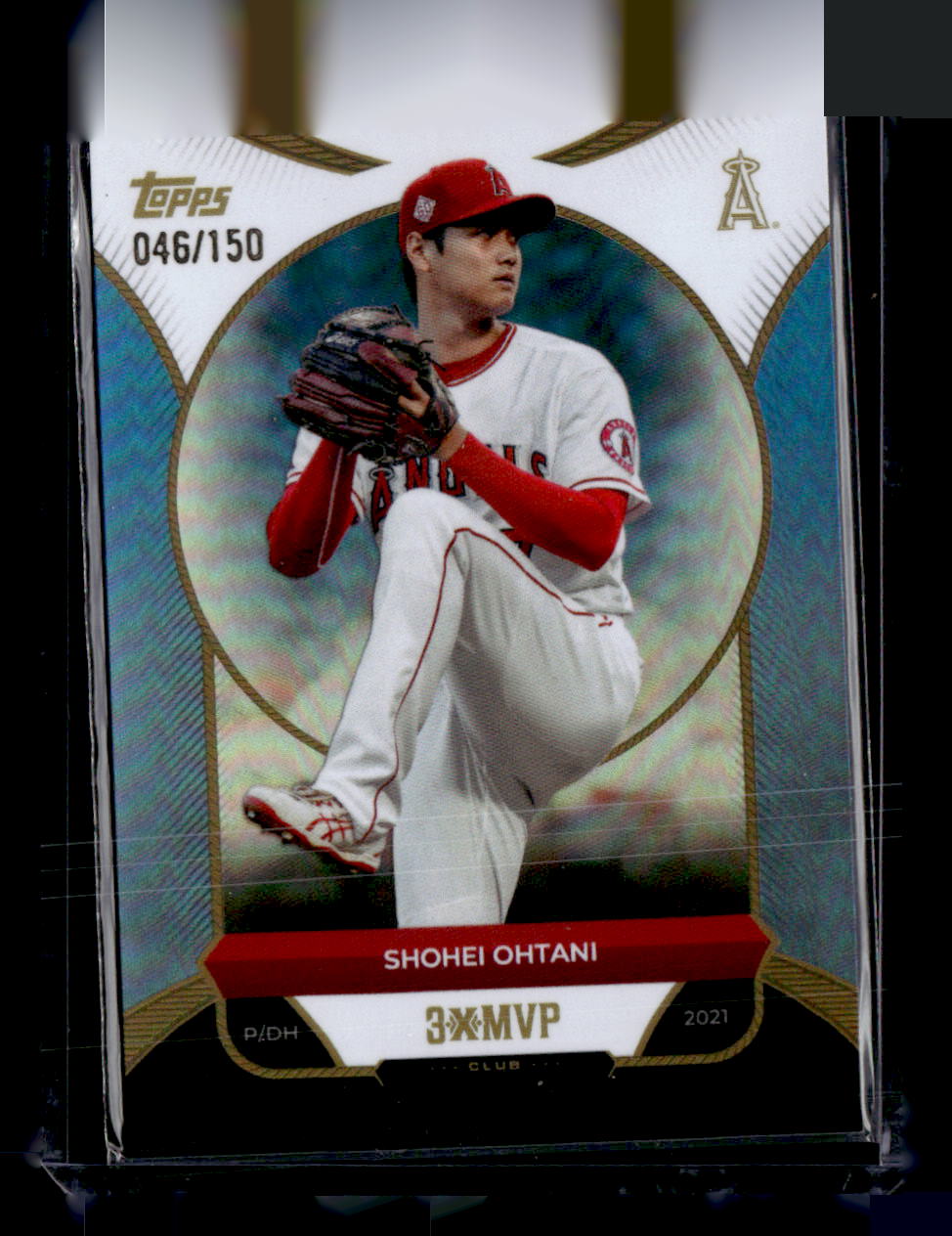 2025 Topps Welcome to the Club: 3X MVP #1 Shohei Ohtani Blue Foil #/150