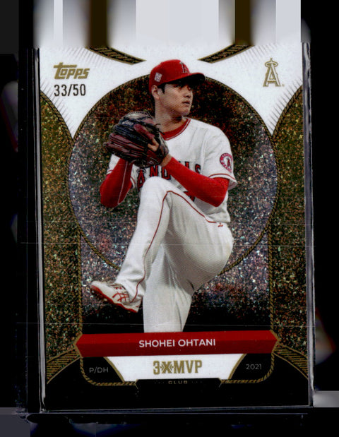 2025 Topps Welcome to the Club: 3X MVP #1 Shohei Ohtani Gold Foil #/50